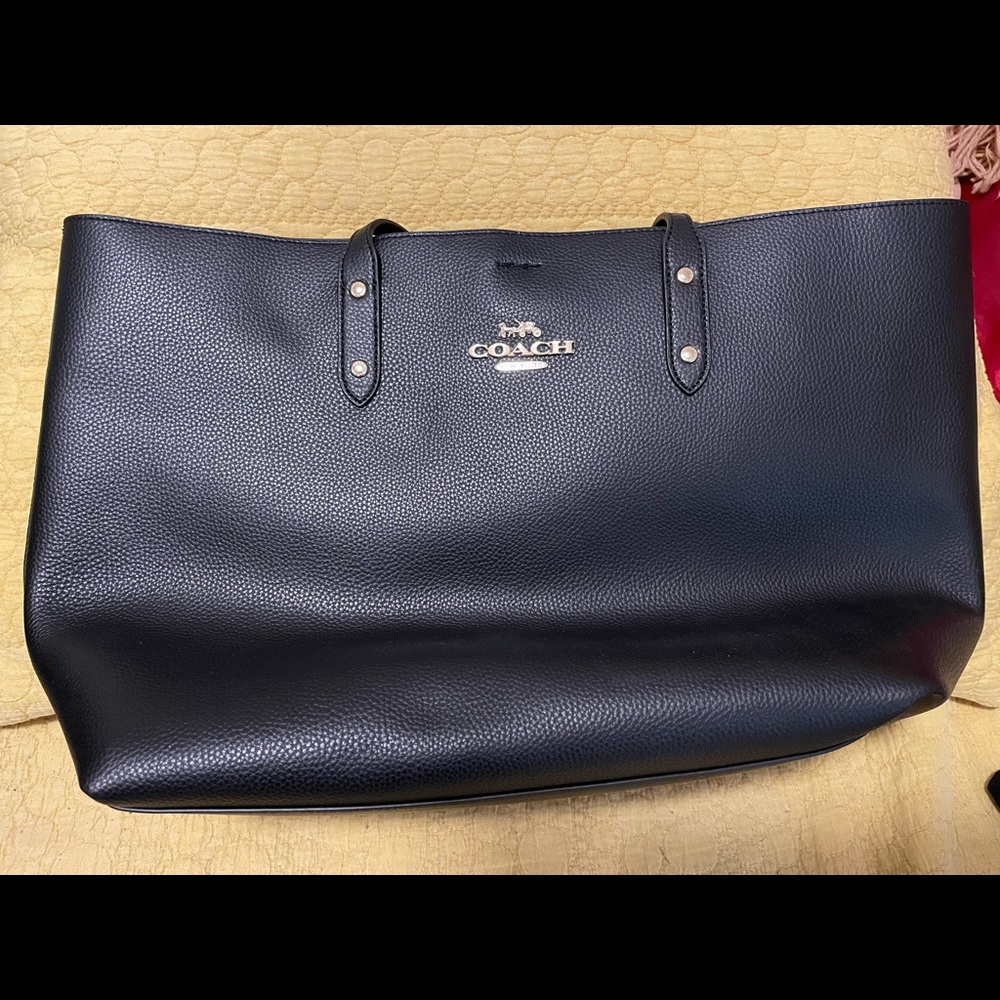 Coach reversible tote